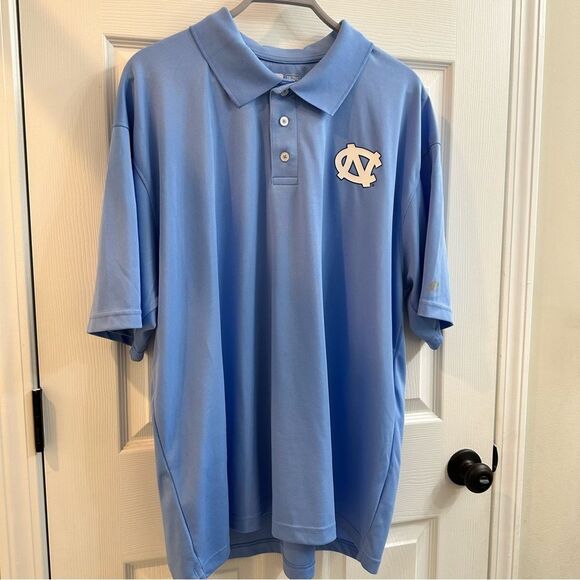 Russell NCAA UNC Tar Heels Big Men's Synthetic Polo size 2XL - Picture 2 of 8
